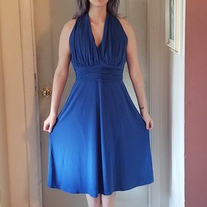 Jones Wear Deep Blue Dress